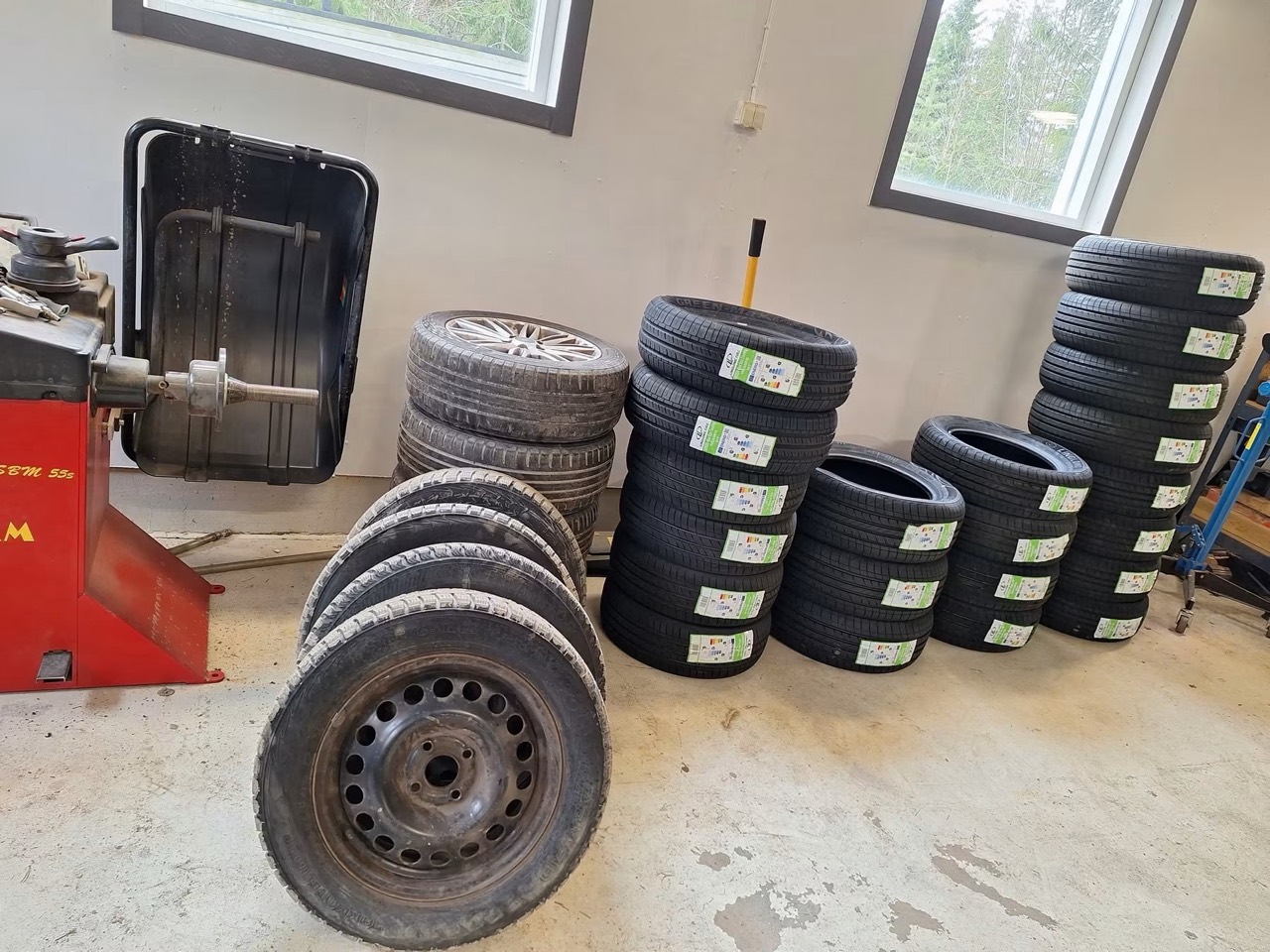 Renkaat ja tasapainotuskone